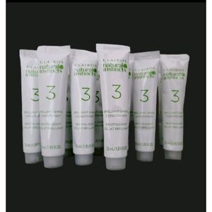 NEW SET OF 12 Clairol Natural Instincts Brilliant Shine Conditioner Treatment